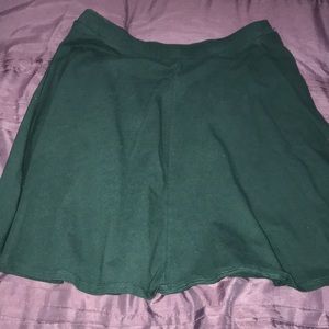 forrest green skater skirt